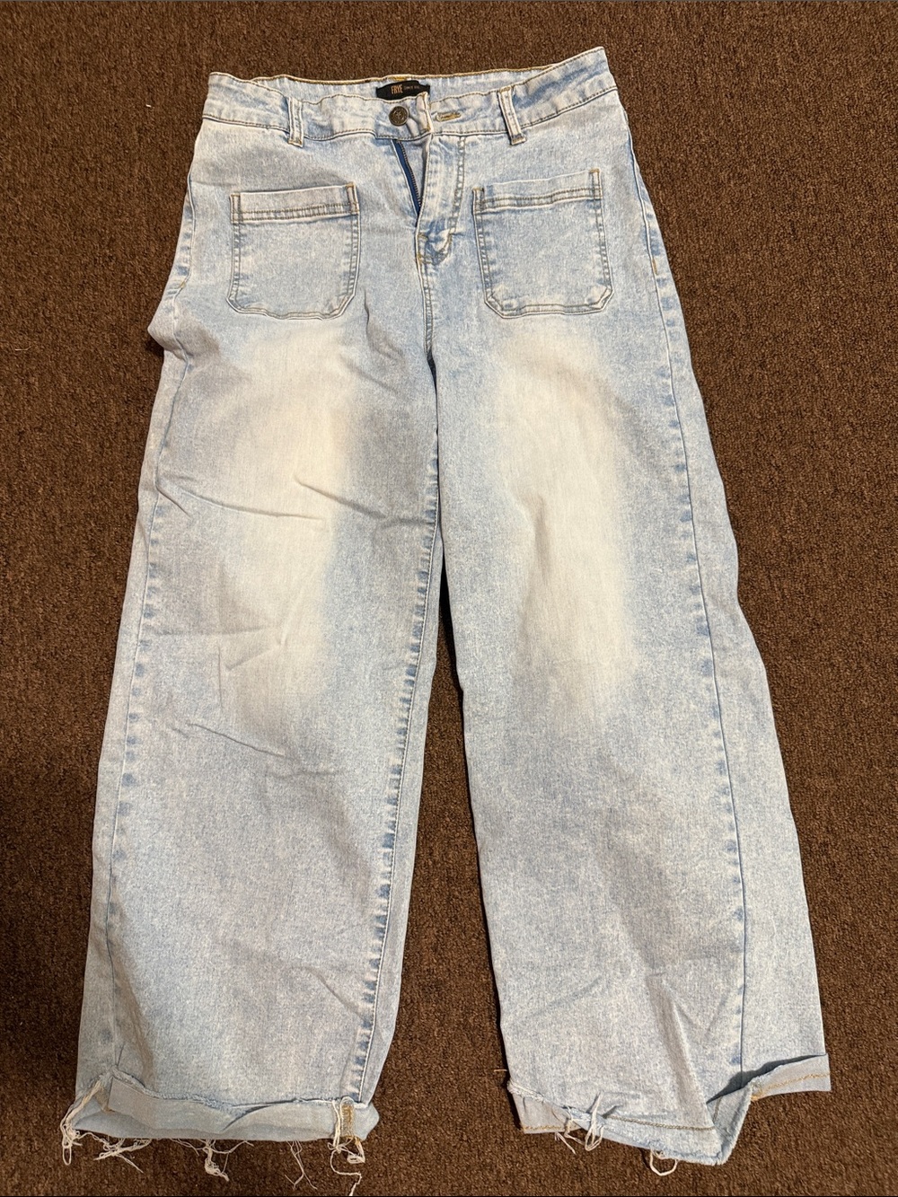 Frye Light Blue Washed Denim Jeans